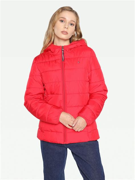 chamarra roja tommy hilfiger mujer|Amazon.com: Chamarra Tommy Hilfiger Mujer.